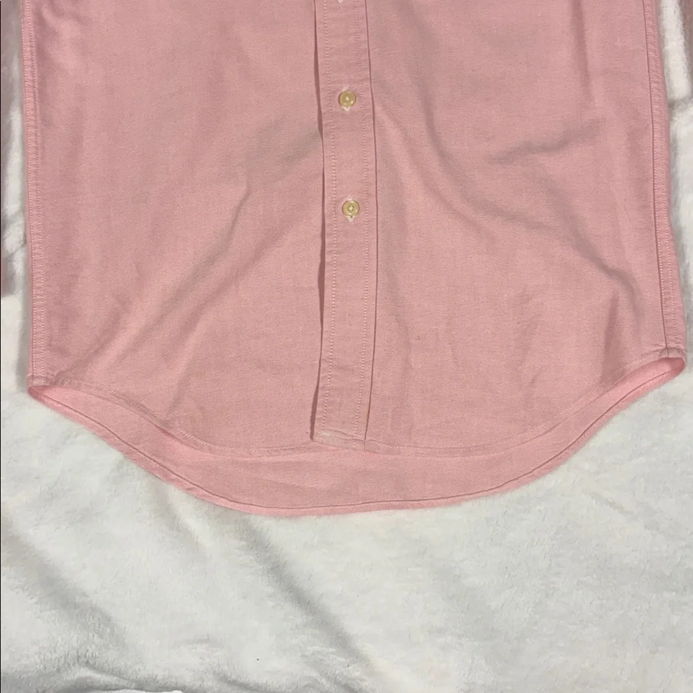 Polo Ralph Lauren Boy's Cotton Oxford Shirt Pink Size 7 Pony Preppy Classic - Picture 4 of 9